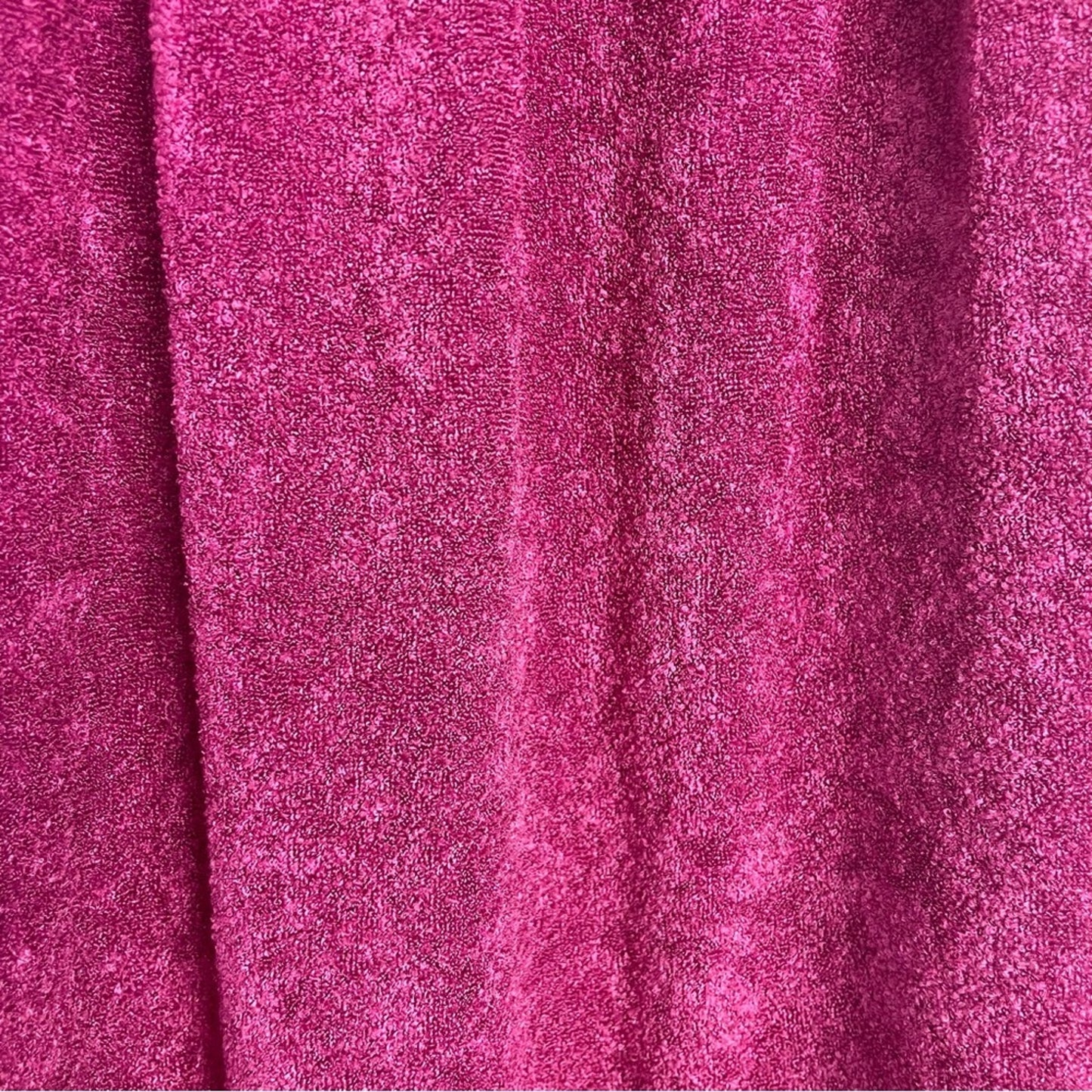 Vintage Pink and Green Dress Terry Cloth Lounge Beachwear Swim 1970s