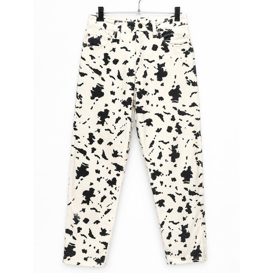 Guess | Vintage Cow Print Jeans Denim Black & White 1980s