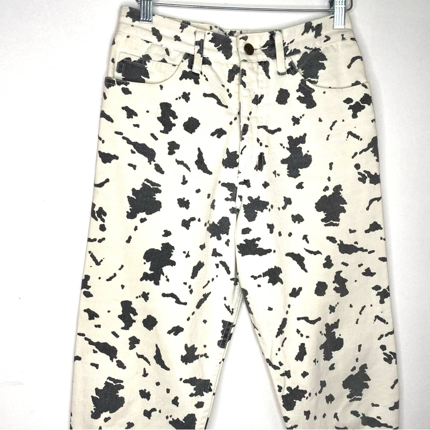 Guess | Vintage Cow Print Jeans Denim Black & White 1980s