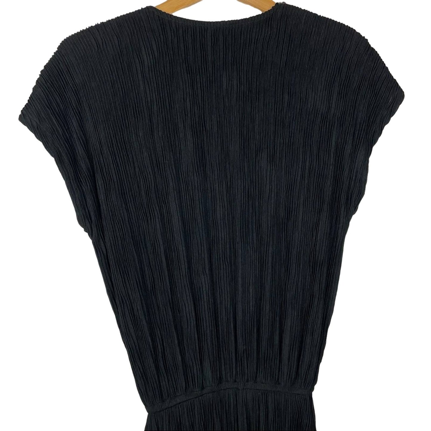 Vintage Black Maxi Dress Sequins Drop Waist