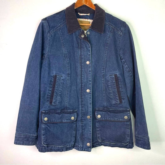 The Vermont Barn Coat Denim Jacket Many Pockets Utility M