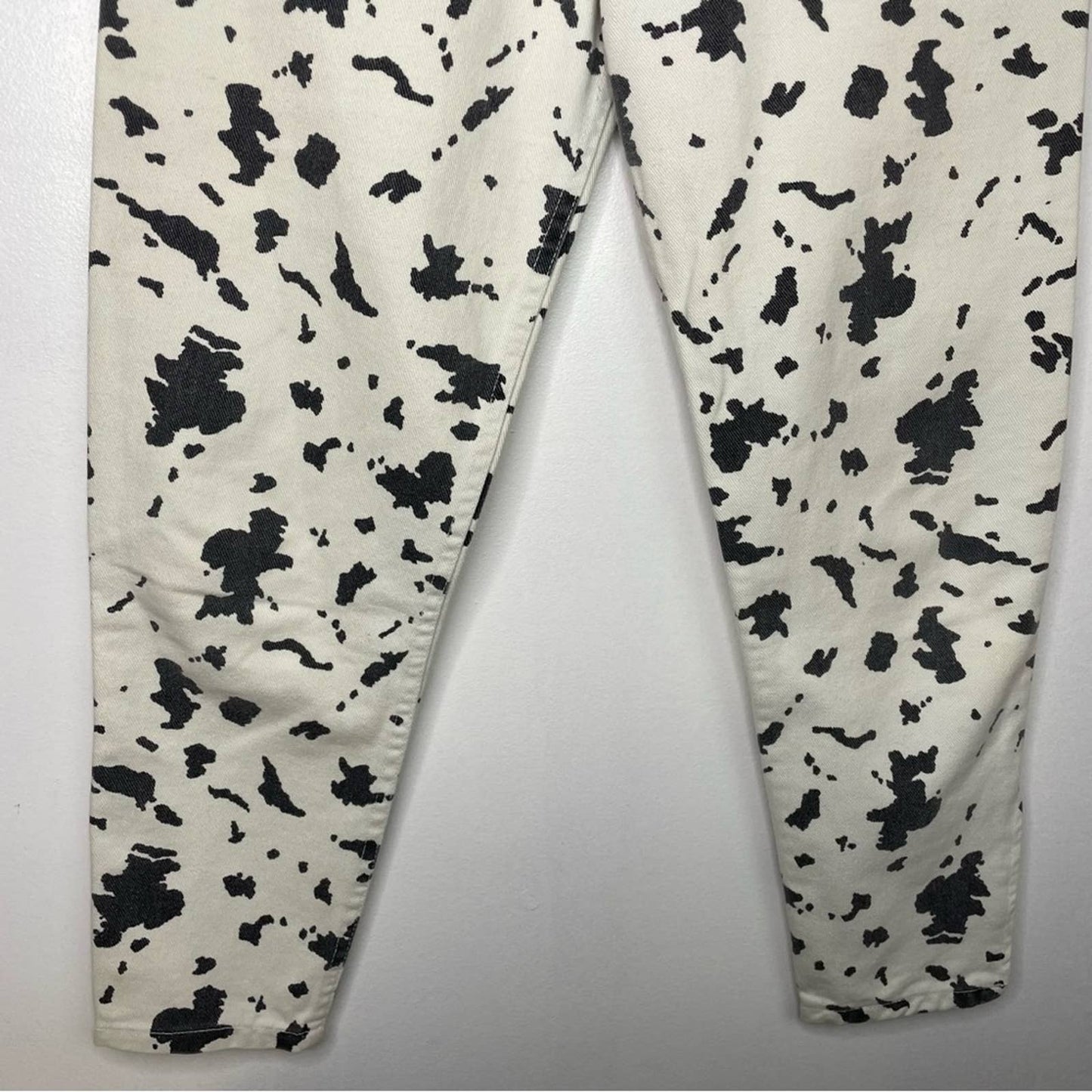 Guess | Vintage Cow Print Jeans Denim Black & White 1980s