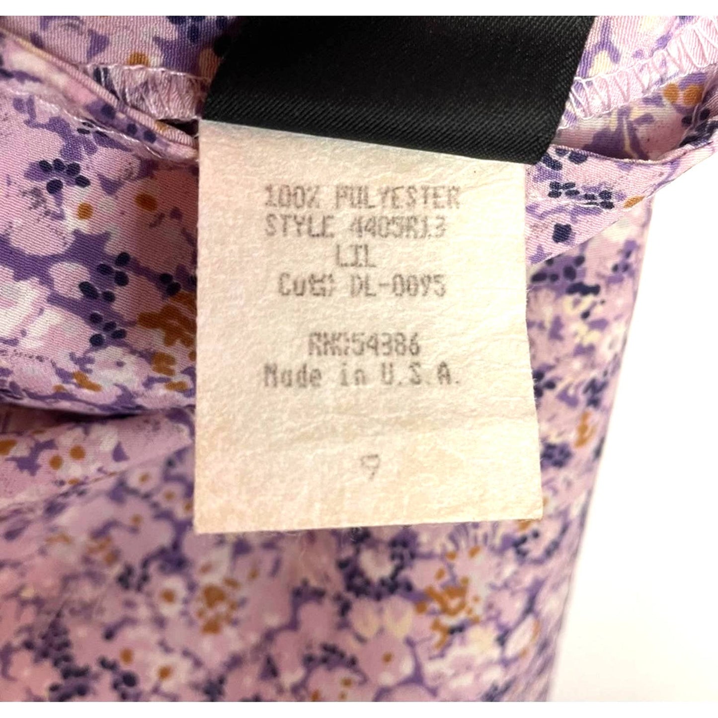Vintage Floral Mini Skirt Pink Purple Small