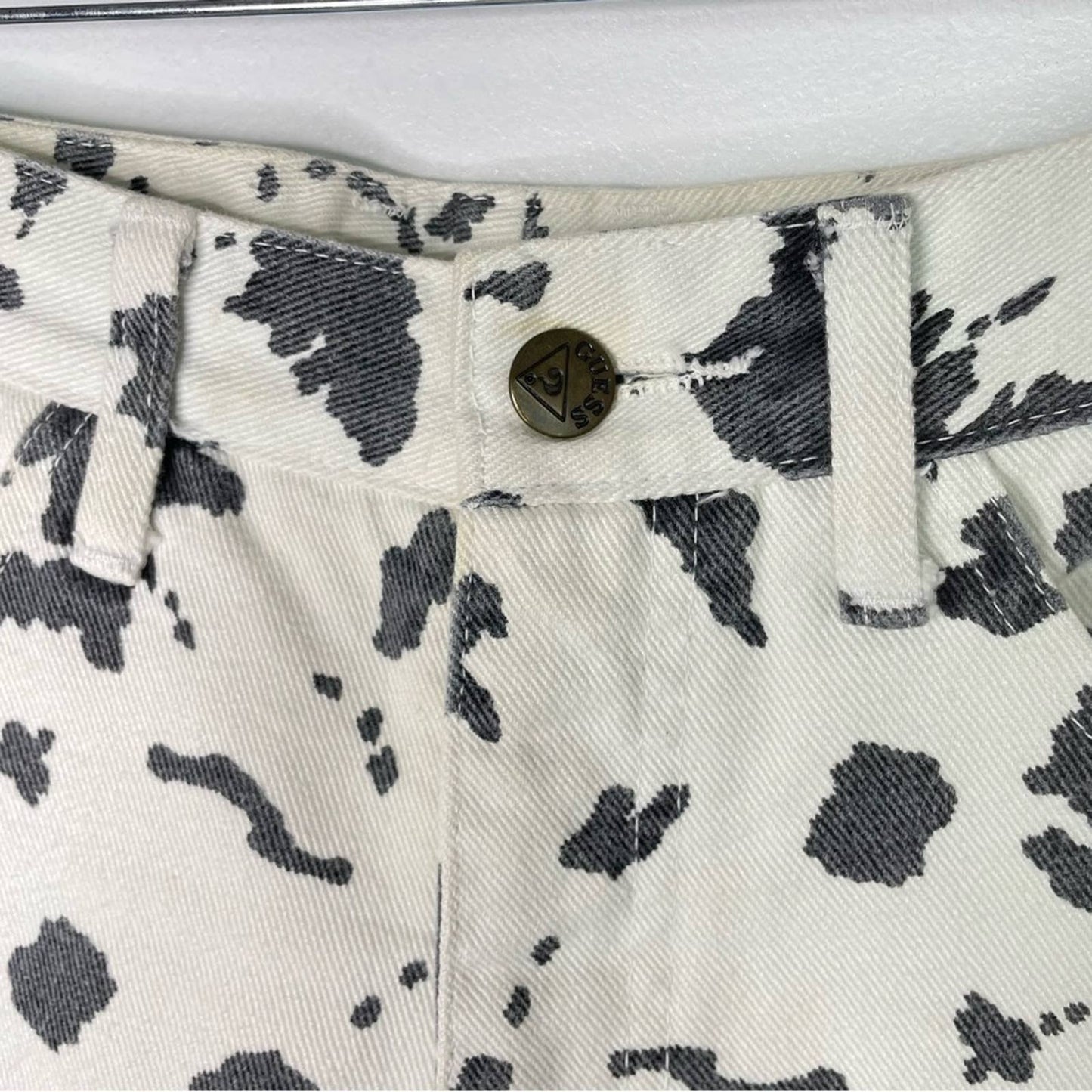 Guess | Vintage Cow Print Jeans Denim Black & White 1980s