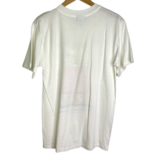 Snoopy T Shirt Vintage White Woodstock Never Have Too Many Friends Men Med Unisex