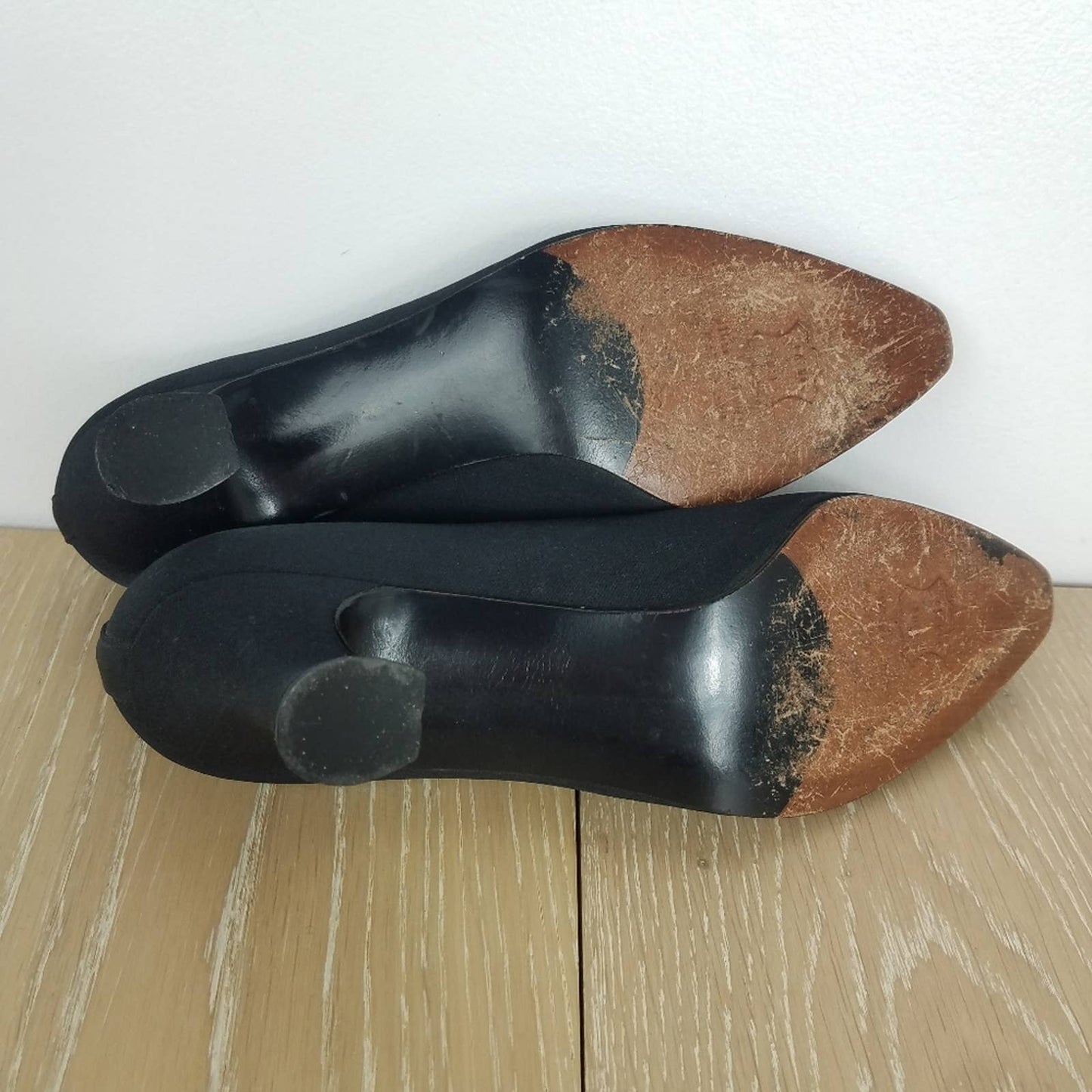 Stuart Weitzman | Vintage Black Pumps Lace Jeweled 6.5