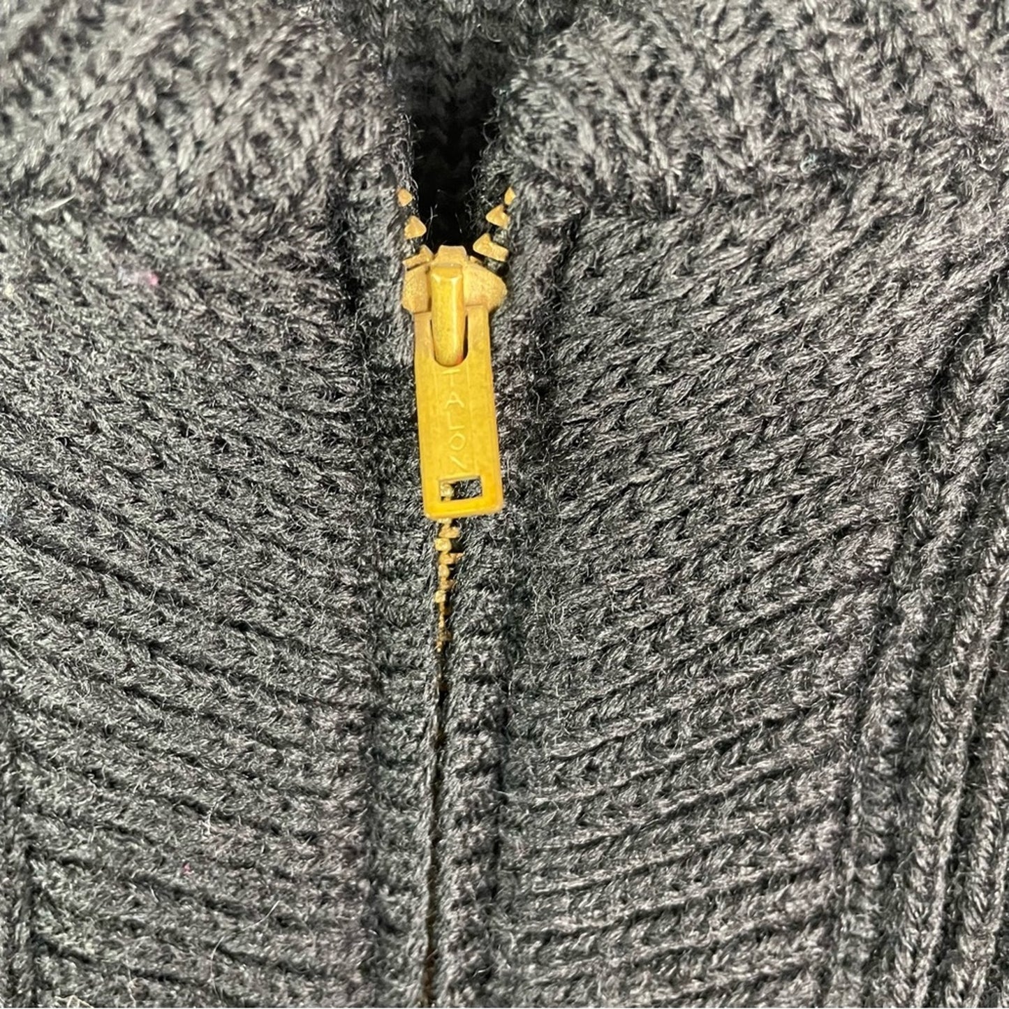 Vintage Wool Cardigan Sweater Black Penguin Seattle Knitt 1940s