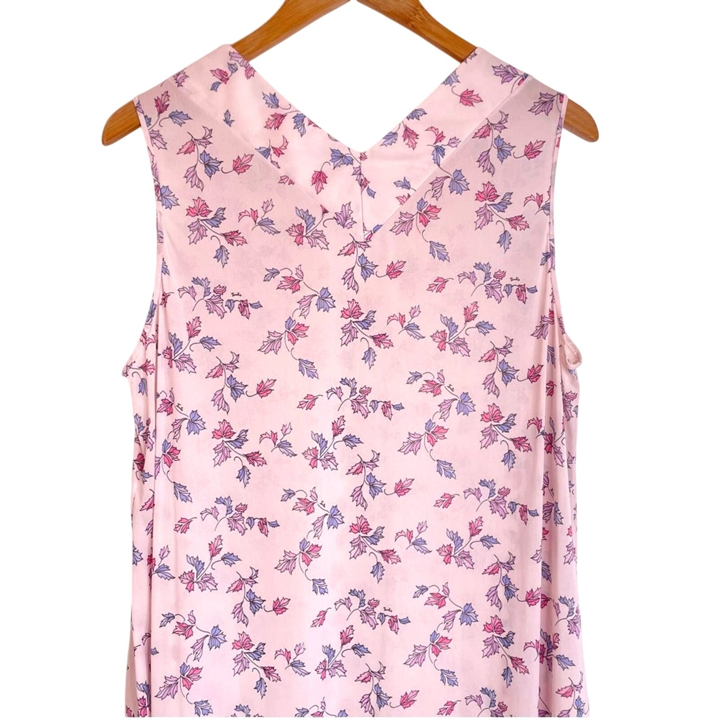 Emilio Pucci Nylon Dress Off White Leaf Pattern Night Dress