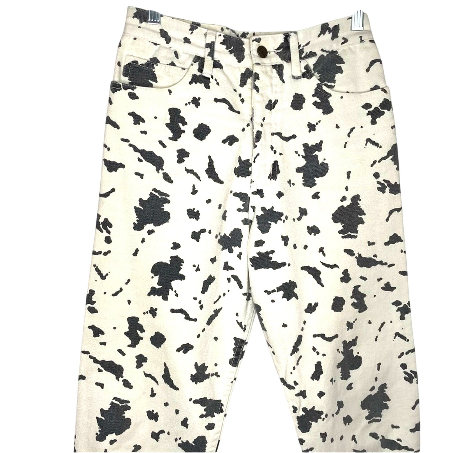 Guess | Vintage Cow Print Jeans Denim Black & White 1980s