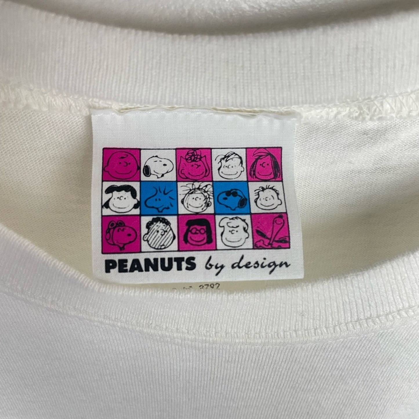 White Snoopy Graphic T-Shirt Vintage Leave No Crumbs Deadstock Medium
