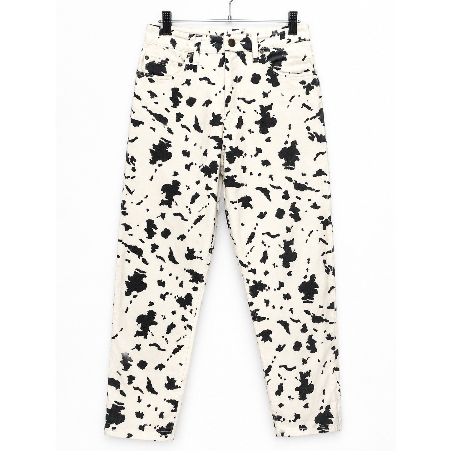 Guess | Vintage Cow Print Jeans Denim Black & White 1980s