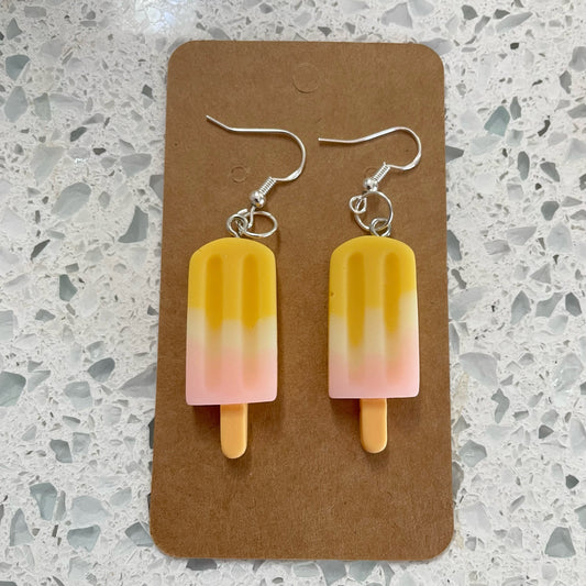 Yellow & Pink Popsicle Earrings