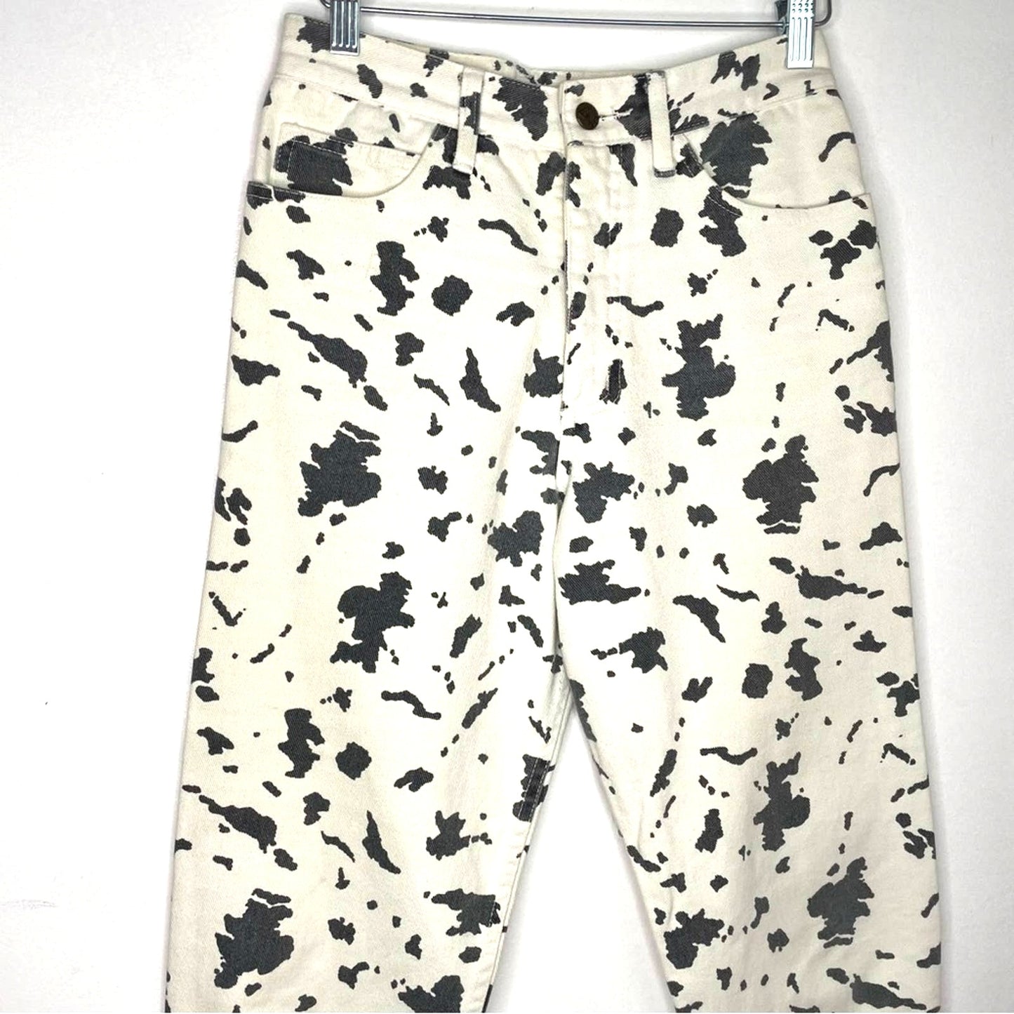 Guess | Vintage Cow Print Jeans Denim Black & White 1980s