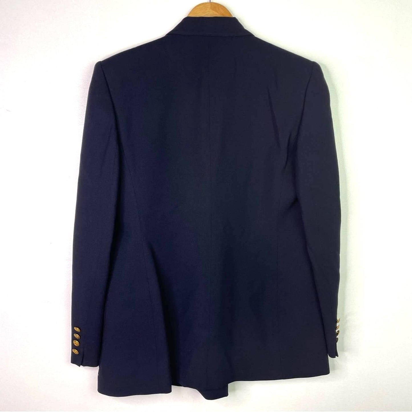 Ralph Lauren | Vintage Navy Blue Blazer Double Breasted Wool Emblem