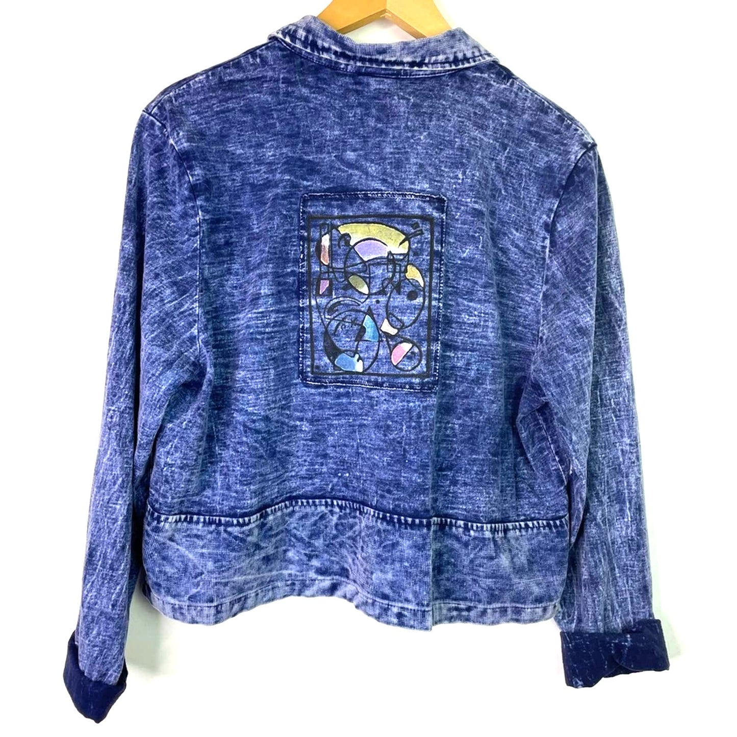 Vintage Blue Stone Wash Jacket & Dress Set Med