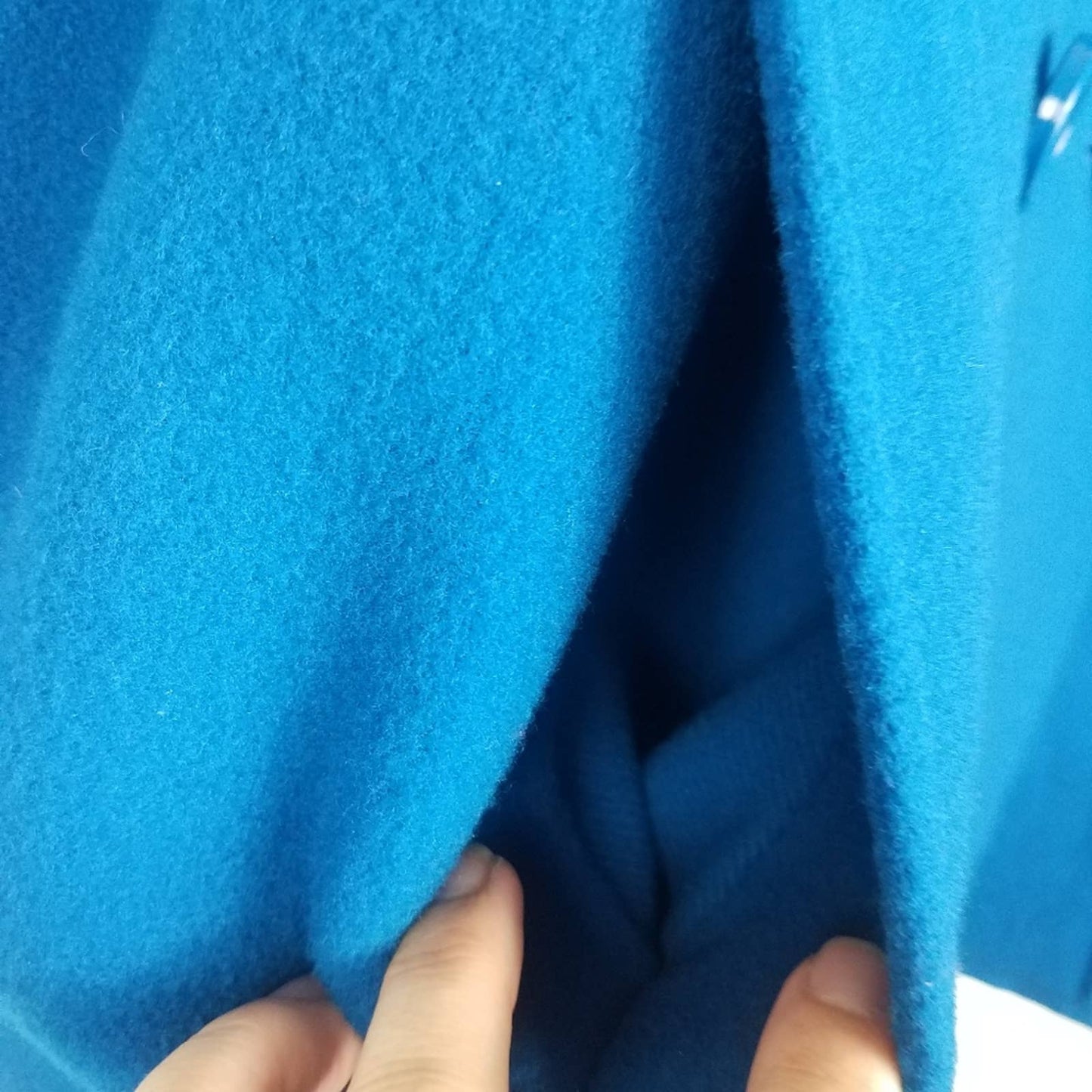 Oscar de la Renta | Vintage Wool Jacket Blue Pea Coat