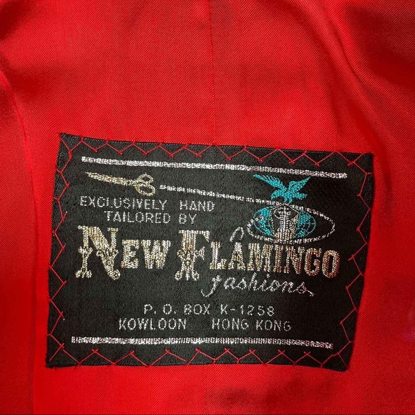 Vintage | Red Plaid Blazer Jacket New Flamingo Fashions 1960s