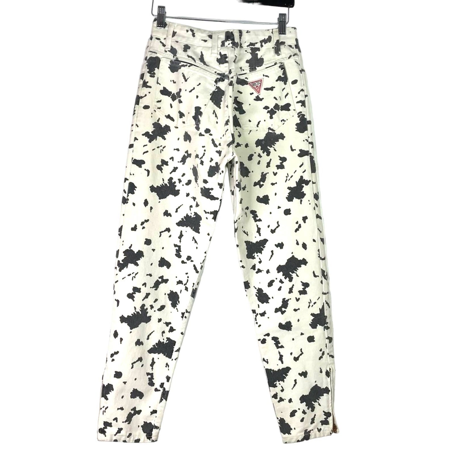 Guess | Vintage Cow Print Jeans Denim Black & White 1980s