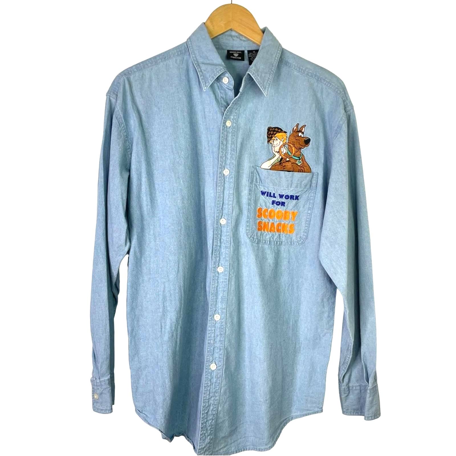 Warner Bros. Vintage Scooby Doo sale Denim Shirt