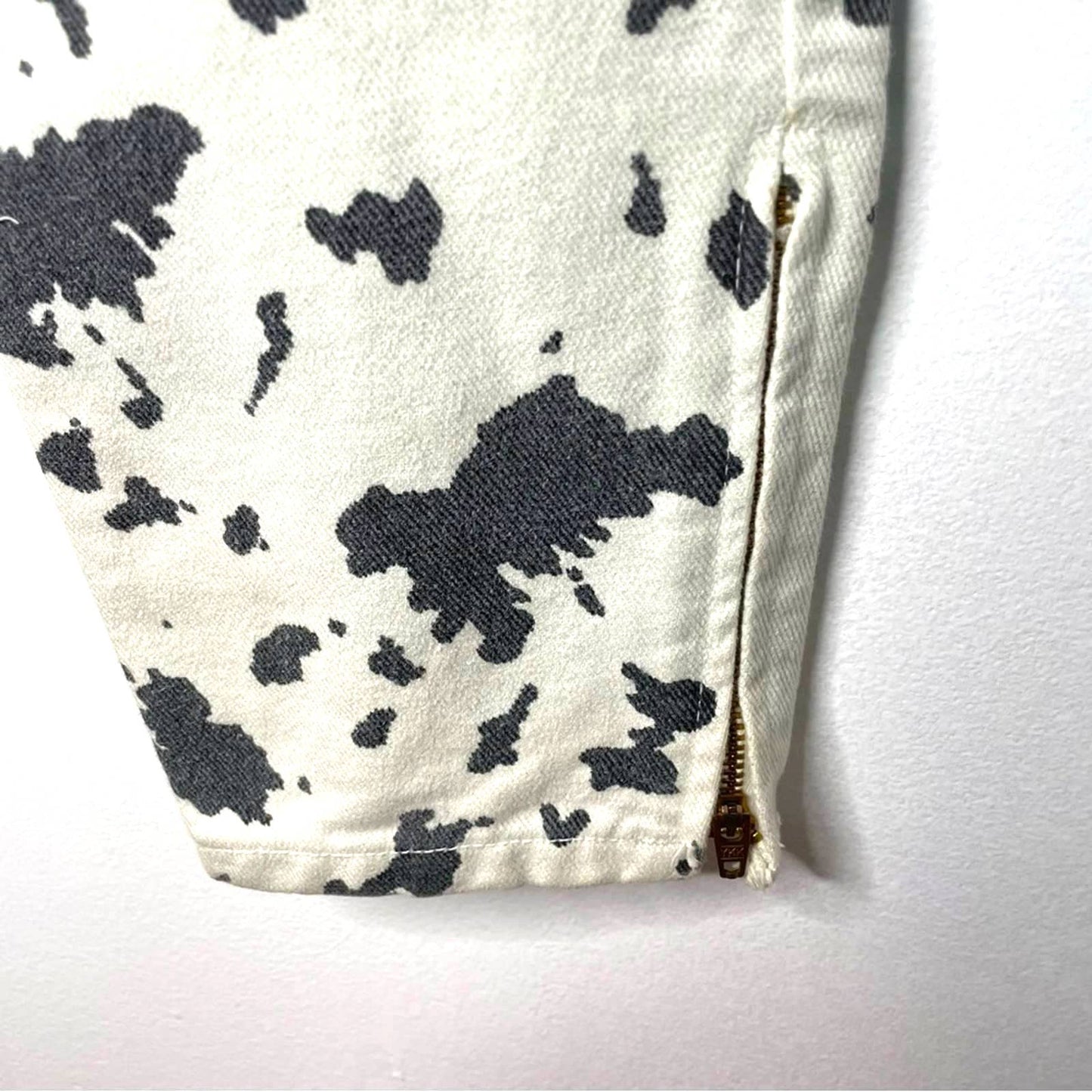 Guess | Vintage Cow Print Jeans Denim Black & White 1980s