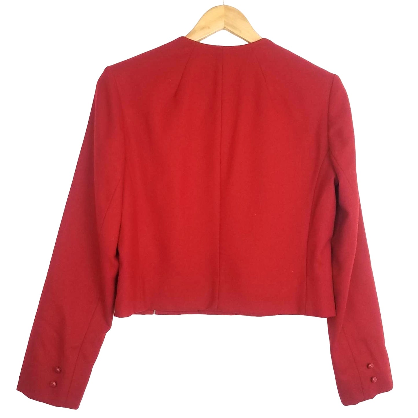 Pendleton | Vintage Red 100% Wool Cropped Jacket