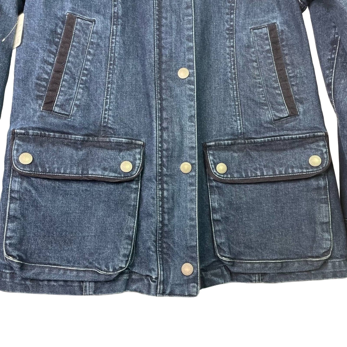 The Vermont Barn Coat Denim Jacket Many Pockets Utility M