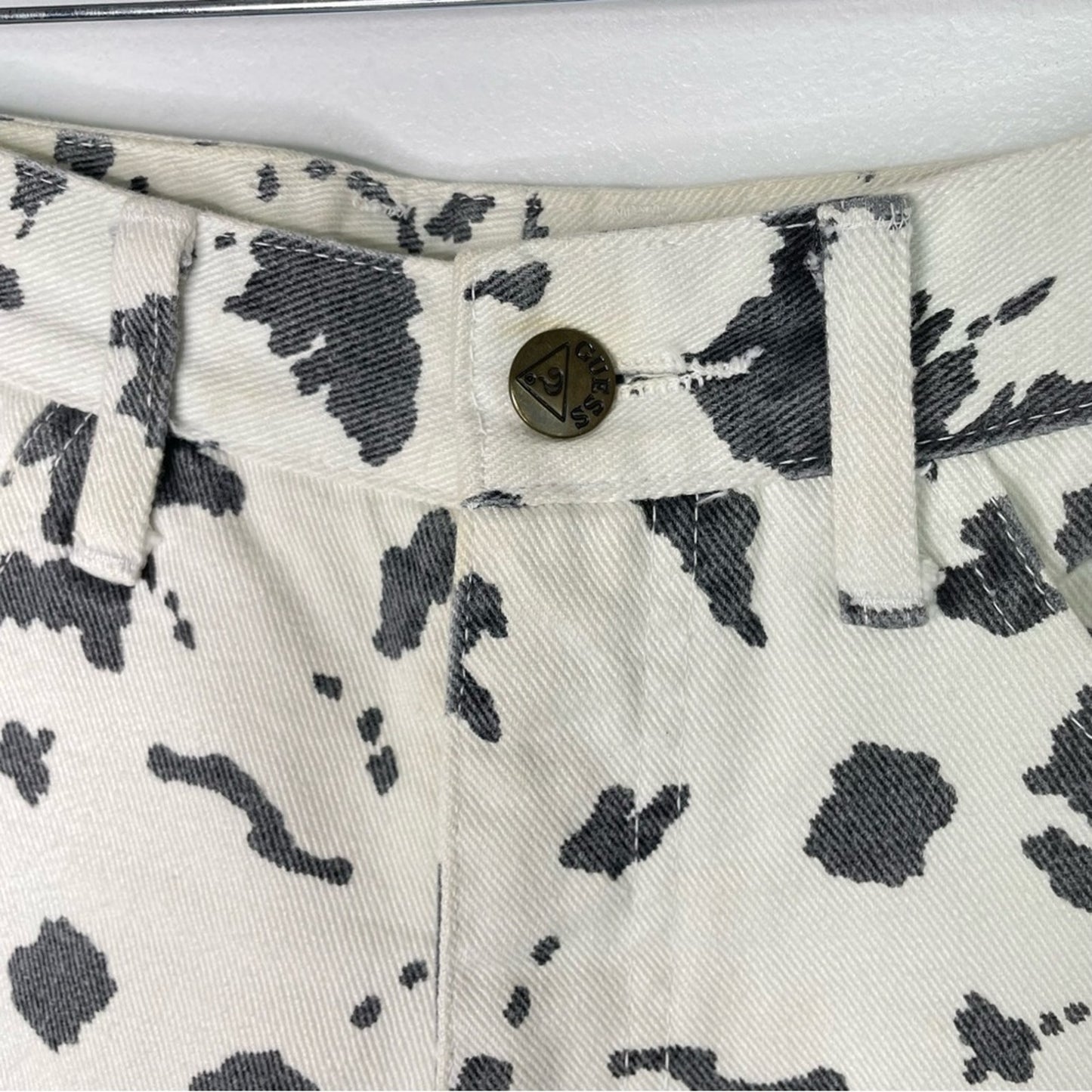 Guess | Vintage Cow Print Jeans Denim Black & White 1980s