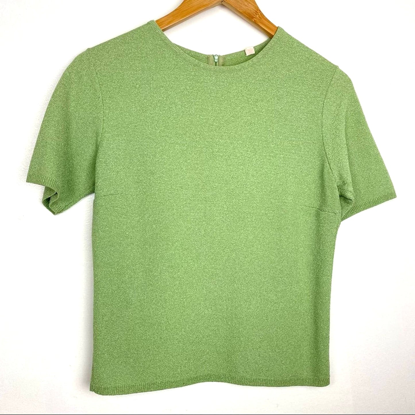 Vintage Short Sleeve Shirt & Matching Jacket Set Green Button Up