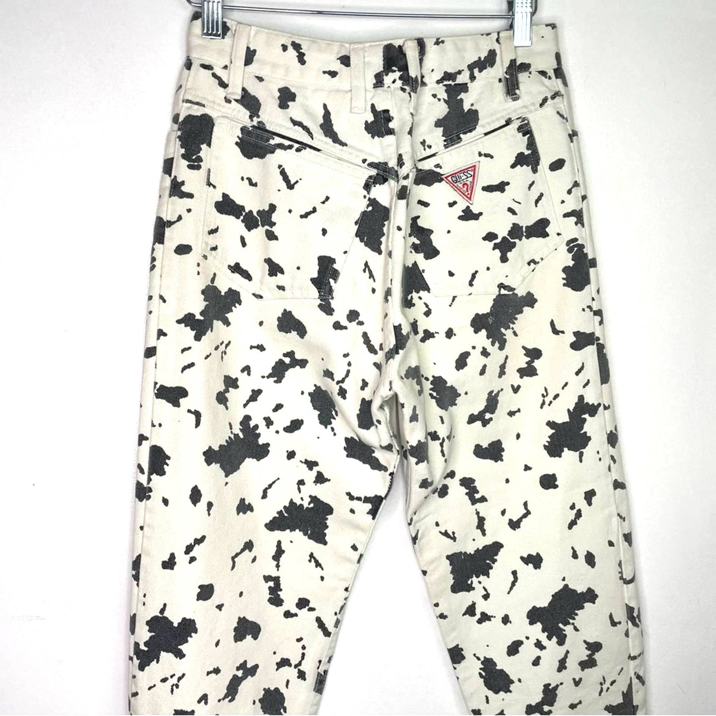 Guess | Vintage Cow Print Jeans Denim Black & White 1980s