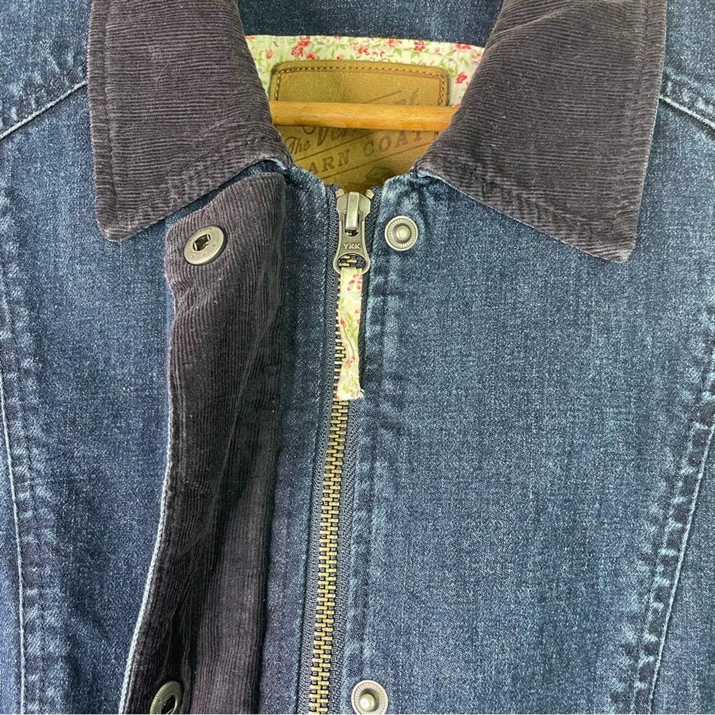 The Vermont Barn Coat Denim Jacket Many Pockets Utility M