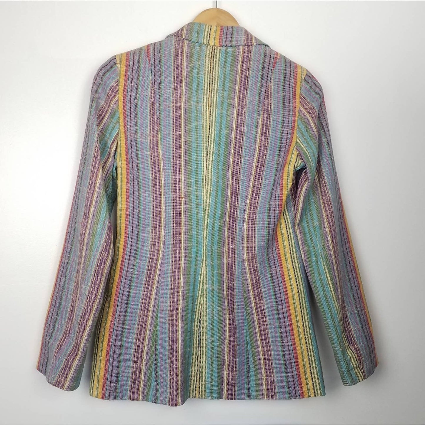 Ellen Tracy | Vintage Rainbow Blazer Jacket Pocket