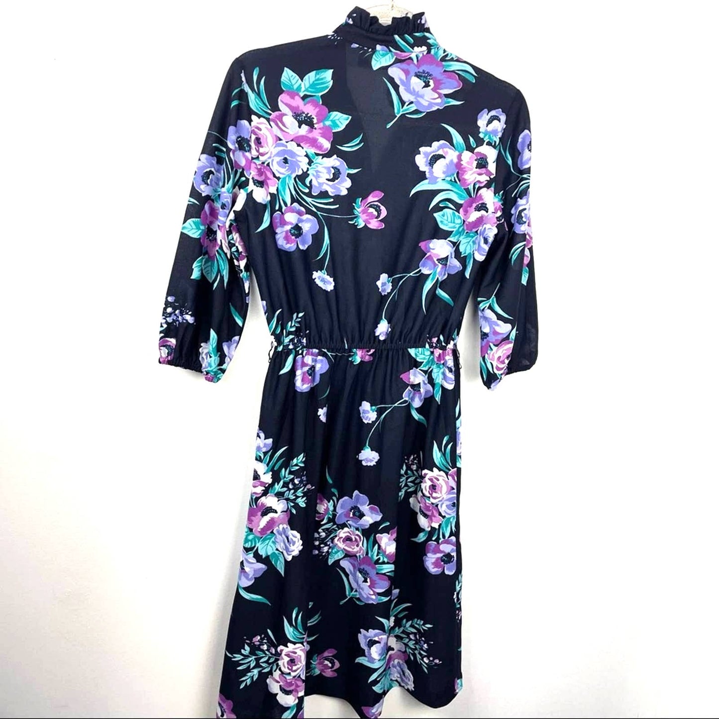 Vintage Floral Dress 1970s California