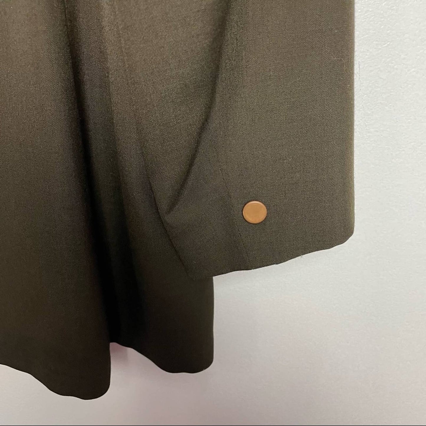 Vintage Mens Dress Jacket Blazer Smoking Jacket Green Brown Velvet